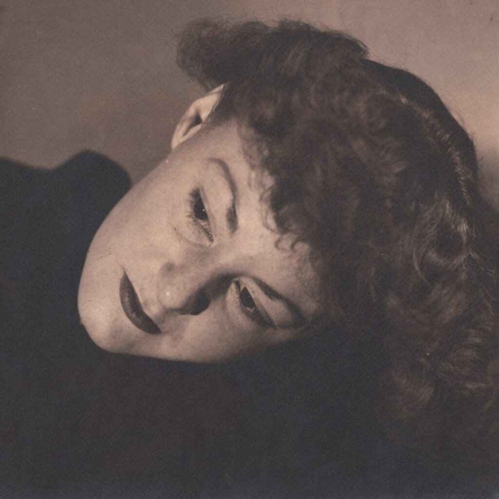 1942 photo of contemplative woman